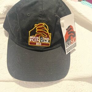 Mens one size Black Martin Luther King Jr. Embroidered Cap
